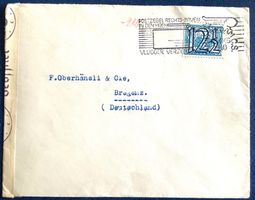 1940 Niederlande Zensurbrief Deutsches Reich nach Bregenz