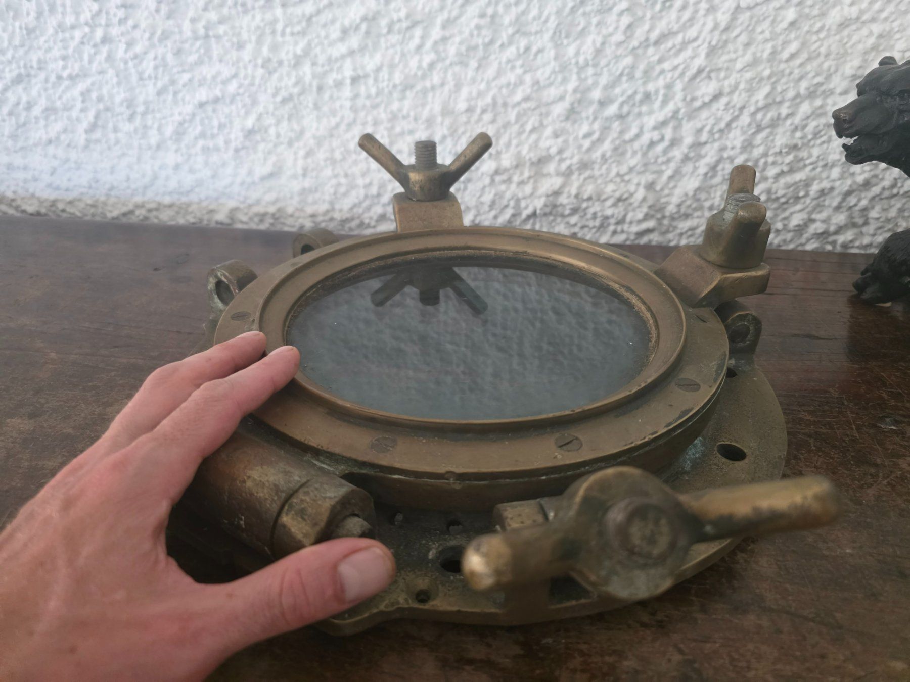 Barche: 1 echte Schiffsluke ca. 45 cm – Usato da Ebikon venduto da Brenodor 1