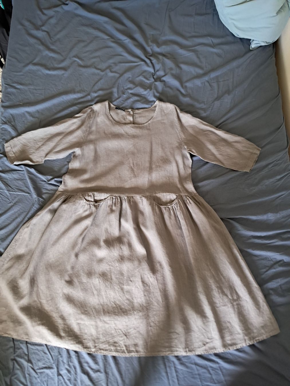 Vestiti: Luftiges Leinenkleid One Size (XL) – Usato da Emmenbrücke venduto da Milonga2006 2