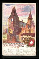 Luzern, Schützenfest 1901, Festgebäude