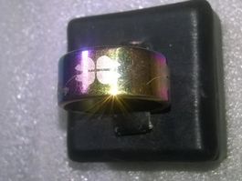 ring edelsthal,,regenbogen farbe,,,glanzig