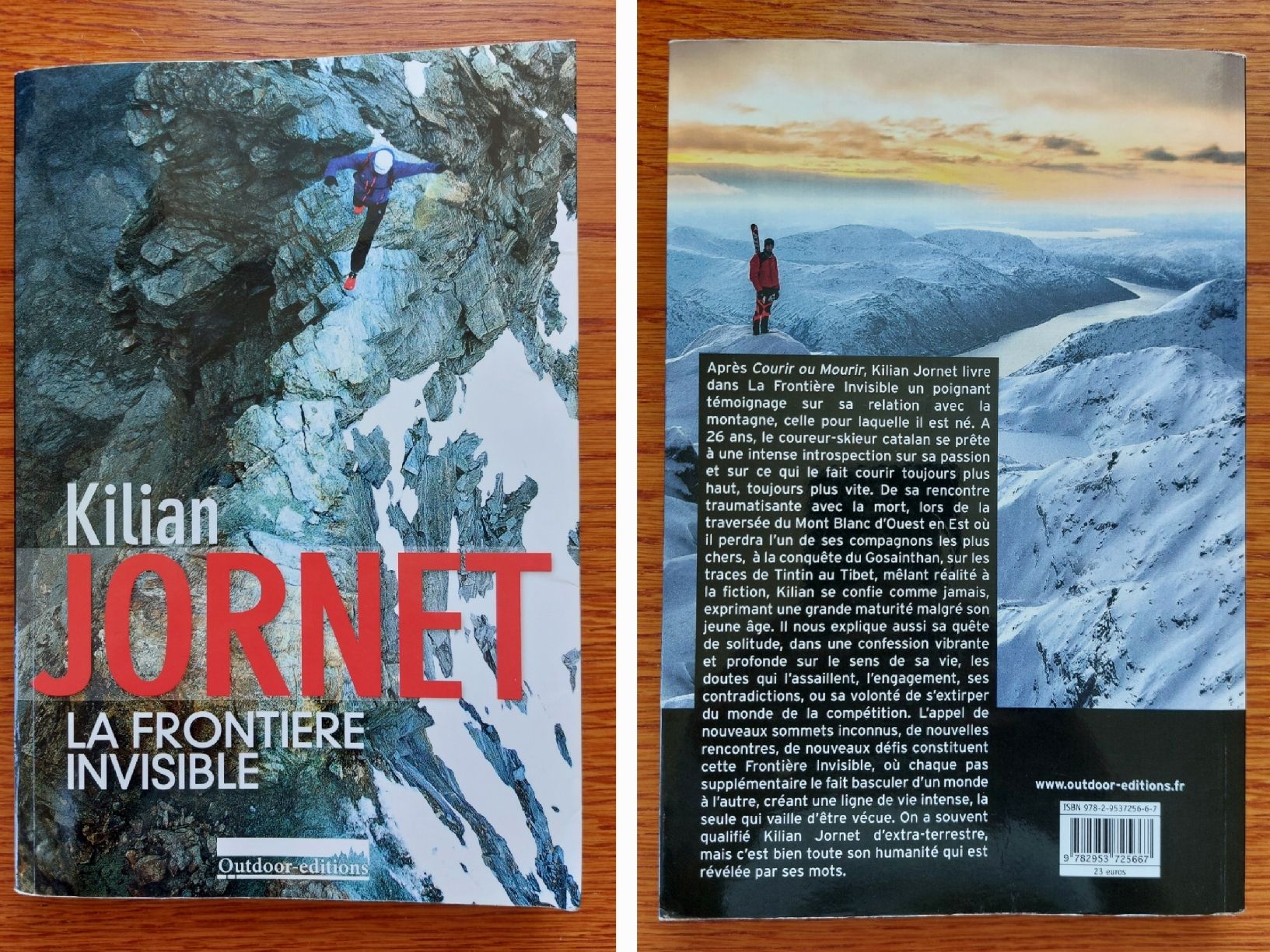Bücher: La Frontière Invisible - Kilian Jornet – Gebraucht aus Lausanne von Pierre_G