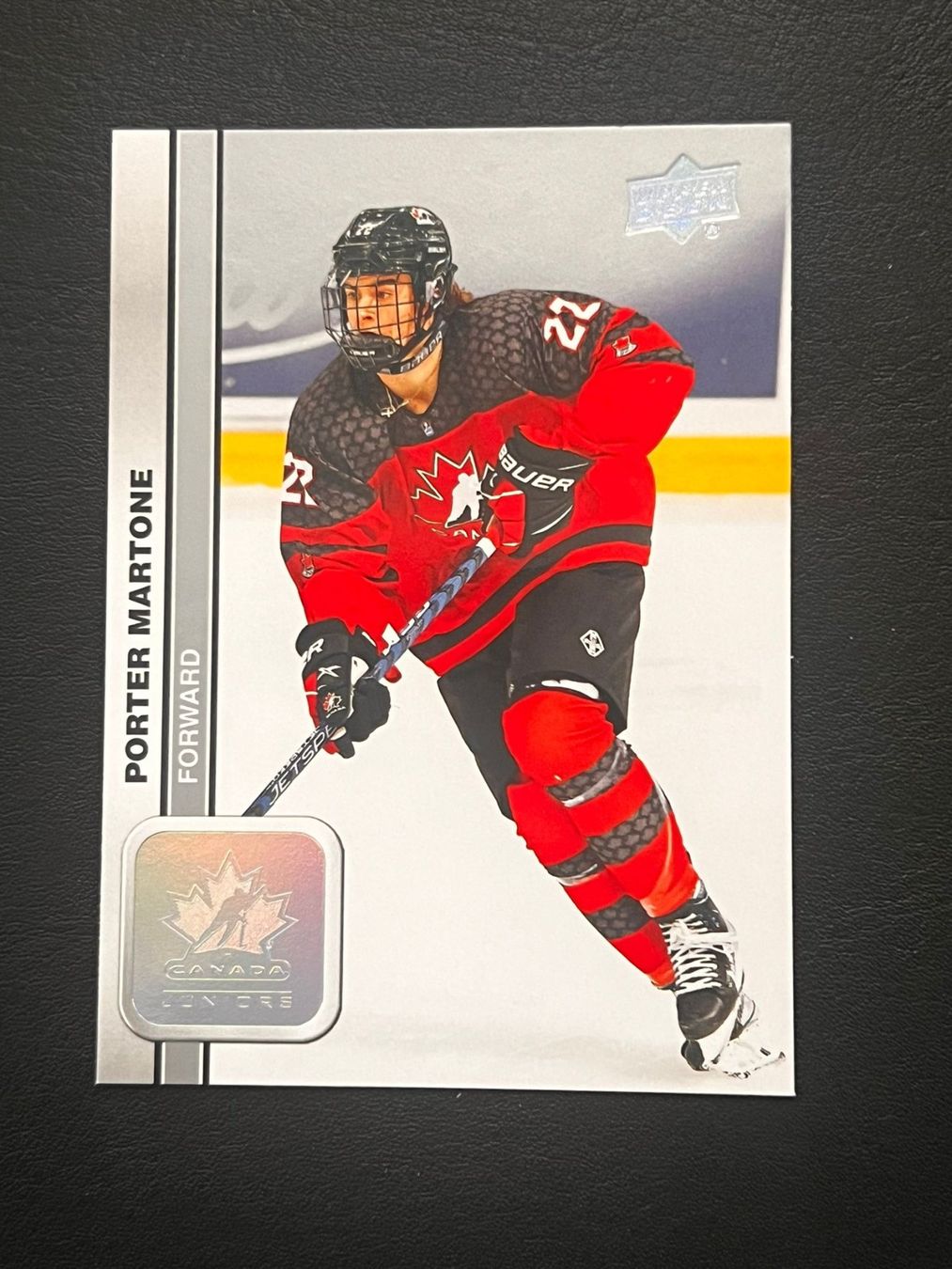 NHL Sammelbilder & Trading cards: Porter Martone 2023 Canada Juniors Team Canada – Neu (gemäss Beschreibung) aus Möhlin von SwissHockeyCards