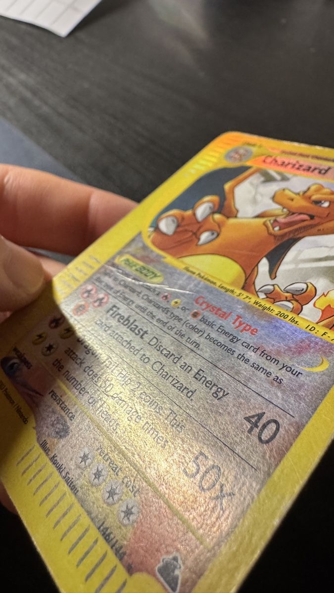 Pokémon Sammelbilder & Trading cards: Crystal Charizard Holo reverse 146/144 Skyridge  – Gebraucht aus Belprahon von Rob_ain 5