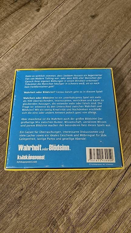 Spiele: Spiel: Wahrheit oder Blödsinn – Gebraucht aus Sevelen von SSinaWWieland