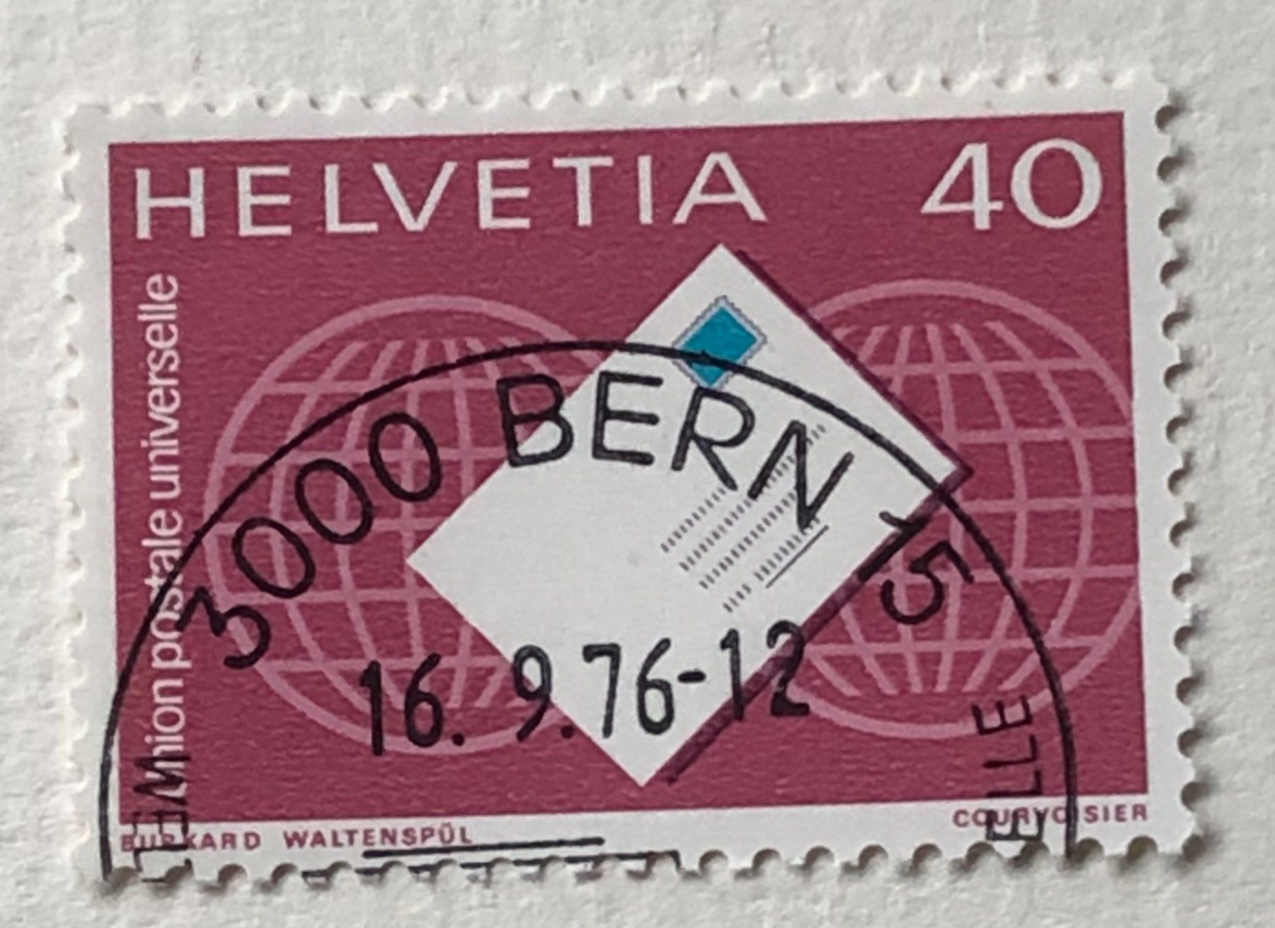 Alle Briefmarken: NATIONS UNIES BRIEFMARKEN MARKEN GESTEMPELT BERN – Gebraucht aus Aarau von Billa007