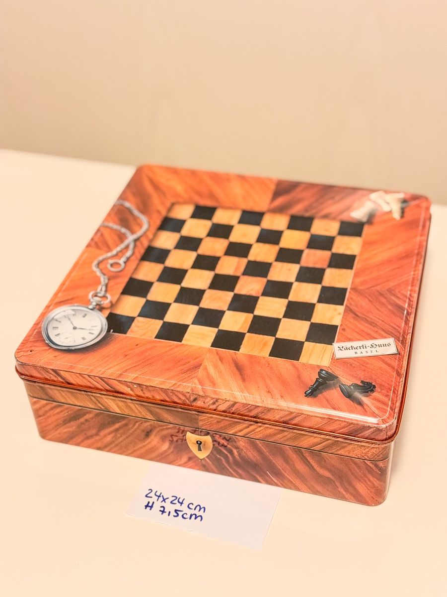 Giochi: Keksdose Schachspiel Läckerli Huus – Usato da Galmiz venduto da Wichtel25 1