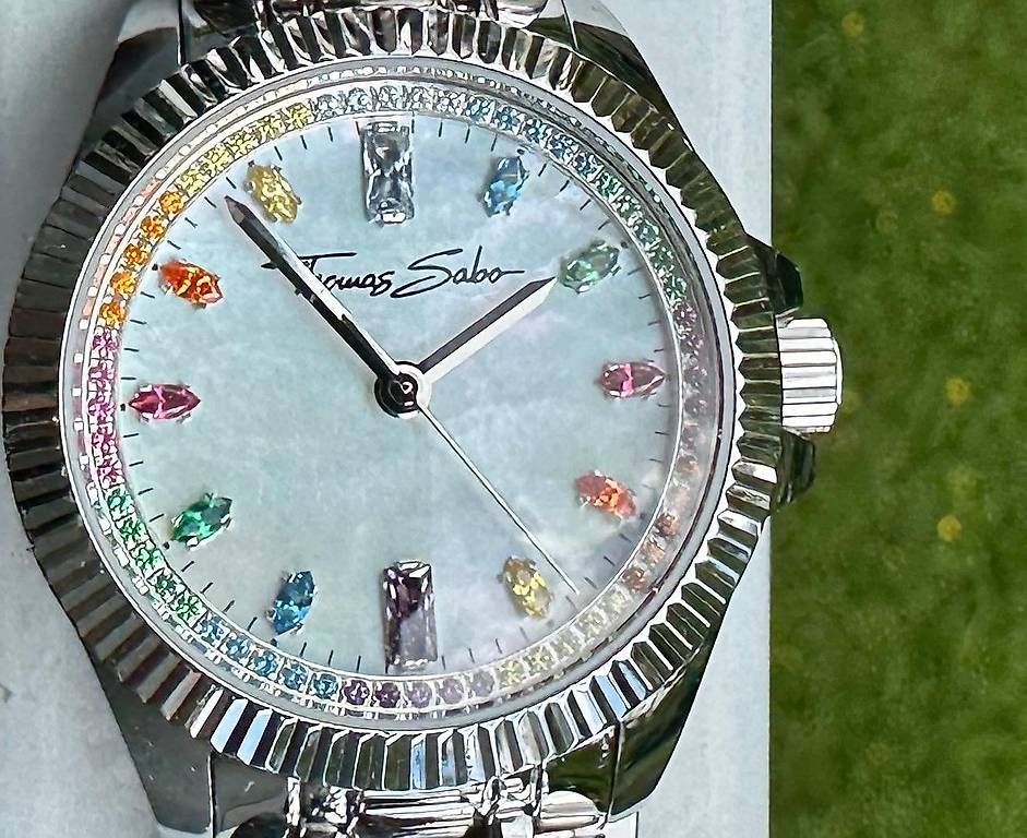 Orologi: Thomas Sabo Divine Rainbow Sportuhr 33 mm – Usato da Suhr venduto da a_tec