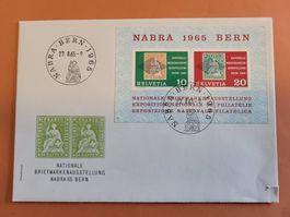 Enveloppe timbrée 1965 - NABRA 1965 BERN