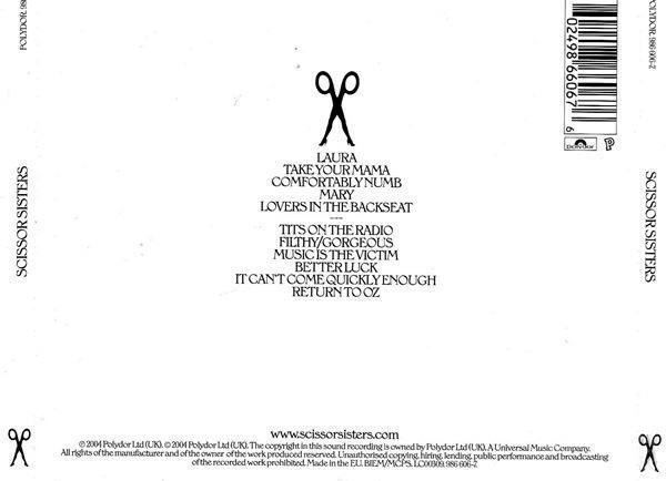 CD: Scissor Sisters - selfnamed - 2004 - CD – Usato da Greifensee venduto da scharmant 1