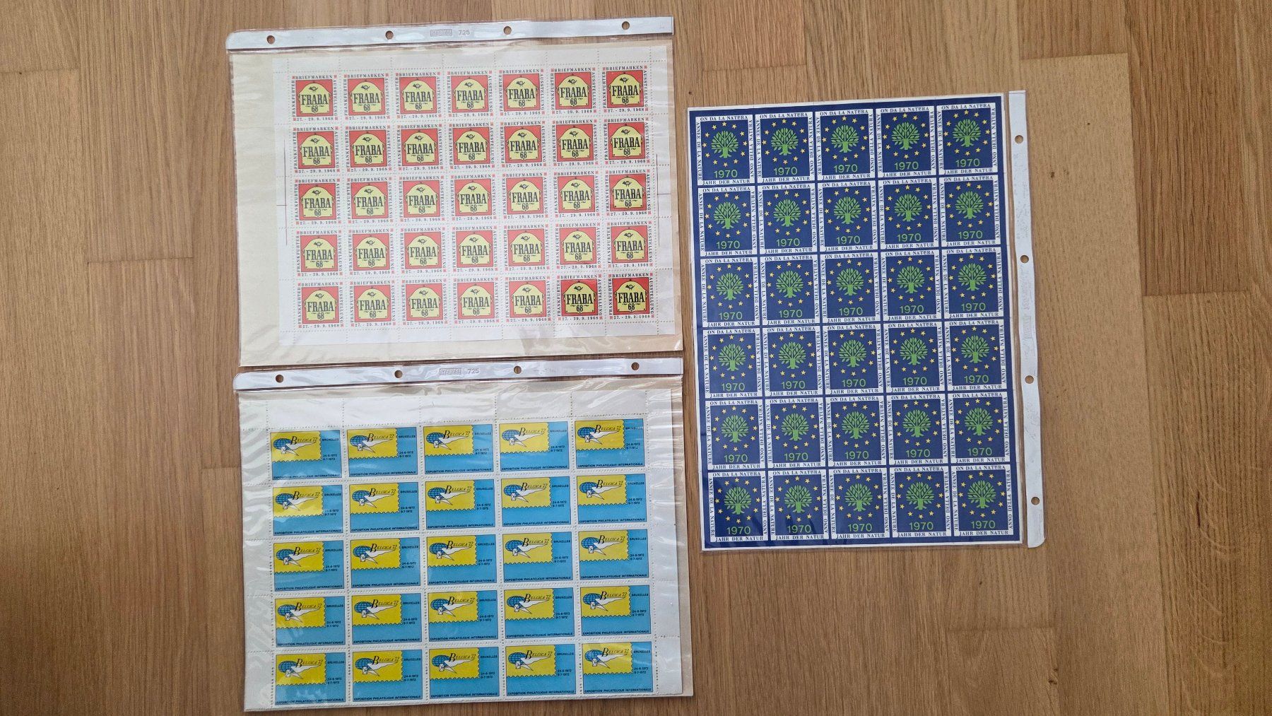 Alle Briefmarken: Lot Bogen mit Vignetten – Gebraucht aus Muri b. Bern von Nydegg3
