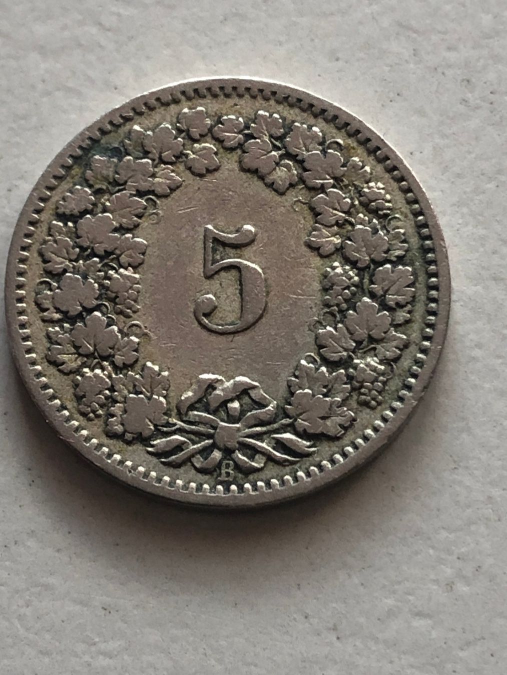 Tutti le monete: 5 Rp. 1884 – Usato da Schötz venduto da Odpa 1