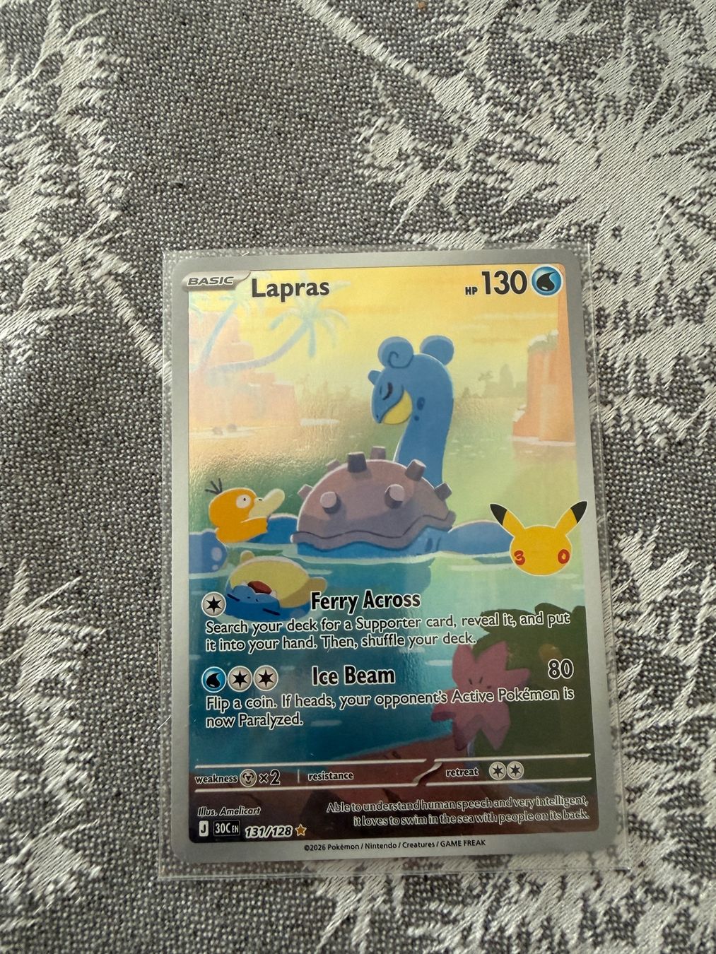 Pokémon Carte collezionabili: Lapras 30th anniversary – Usato da Geroldswil venduto da mic_6cx5