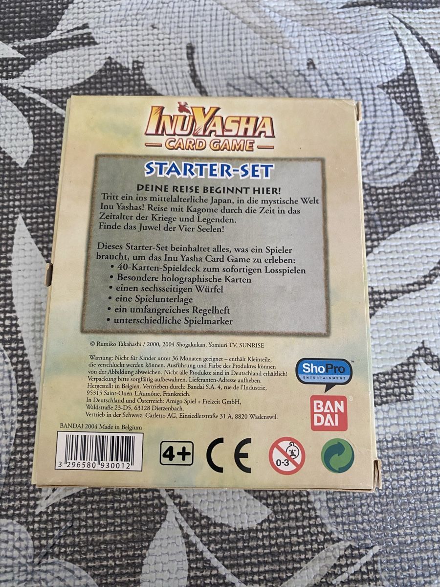Giochi: Inuyasha Card Game Starter Set Jahr 2004 – Nuovo (secondo la descrizione) da Zollikofen venduto da Shiraga 1