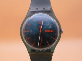 Swatch New Gent "WARM REBEL" SUOM702, neue Batterie