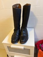 Leder-Stiefel Kantonspolizei Zürich 1984, Grösse 42