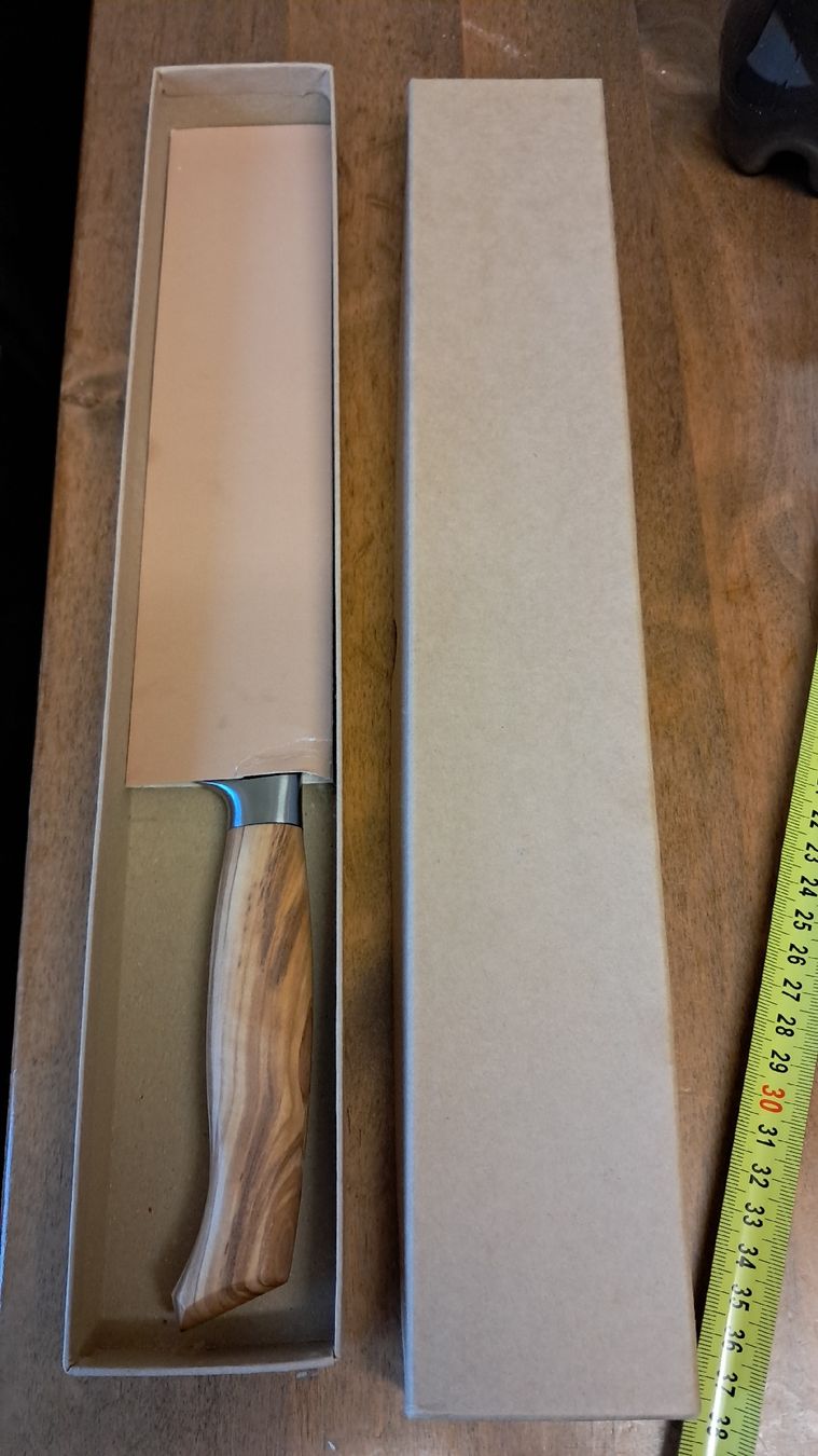 Coltelli da cucina: FHE Gastro Kochmesser, olivenbaum grif im Karton! – Nuovo (secondo la descrizione) da Zürich venduto da Sava_1987 2