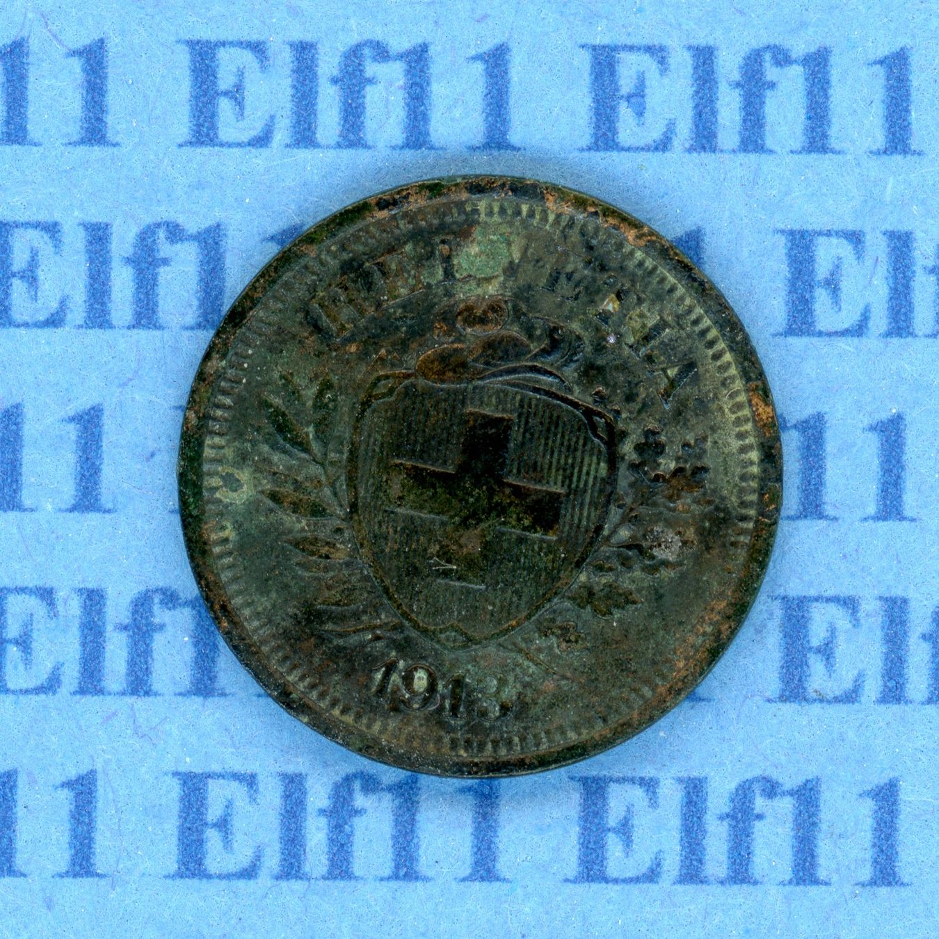 Tutti le monete: CHF___0.01 1913 ss 1 Rappen – Usato da Widnau venduto da Elf11