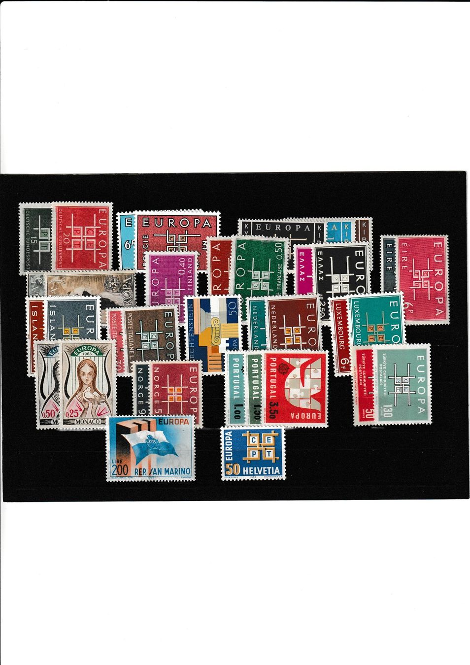 Tutti i francobolli: Europa Cept 1963 komplett postfrisch ** – Nuovo (secondo la descrizione) da St Gallen venduto da Stampsalshobby