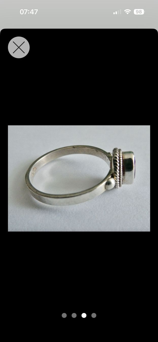 Anelli: Bague améthyste argent 925 – Nuovo (secondo la descrizione) da Perroy venduto da barballalla 1