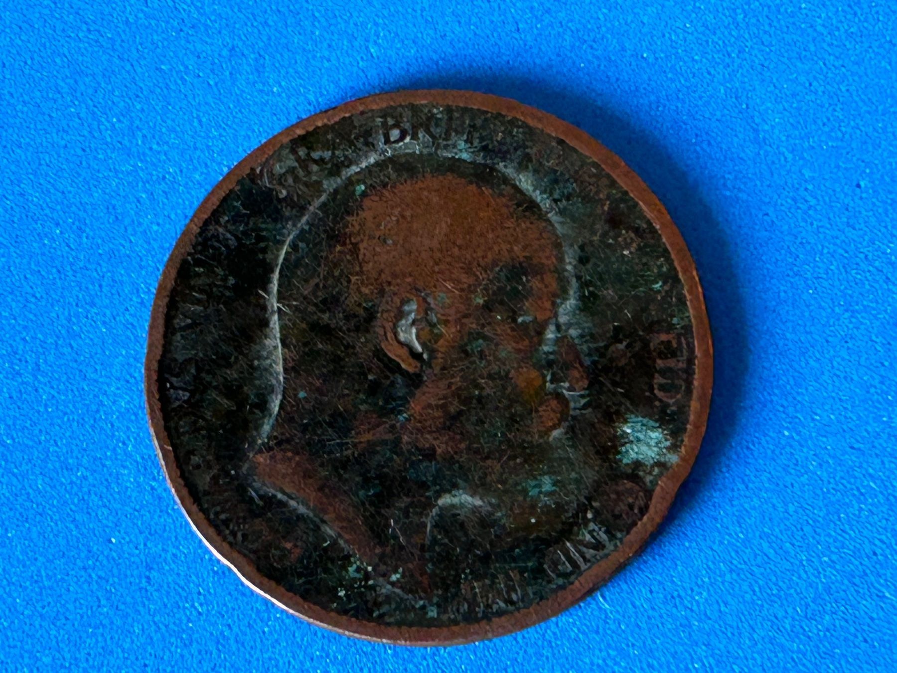 Tutti le monete: UK - 1 Penny - Edward VII 1906 – Usato da Corcelles NE venduto da AJKader 3