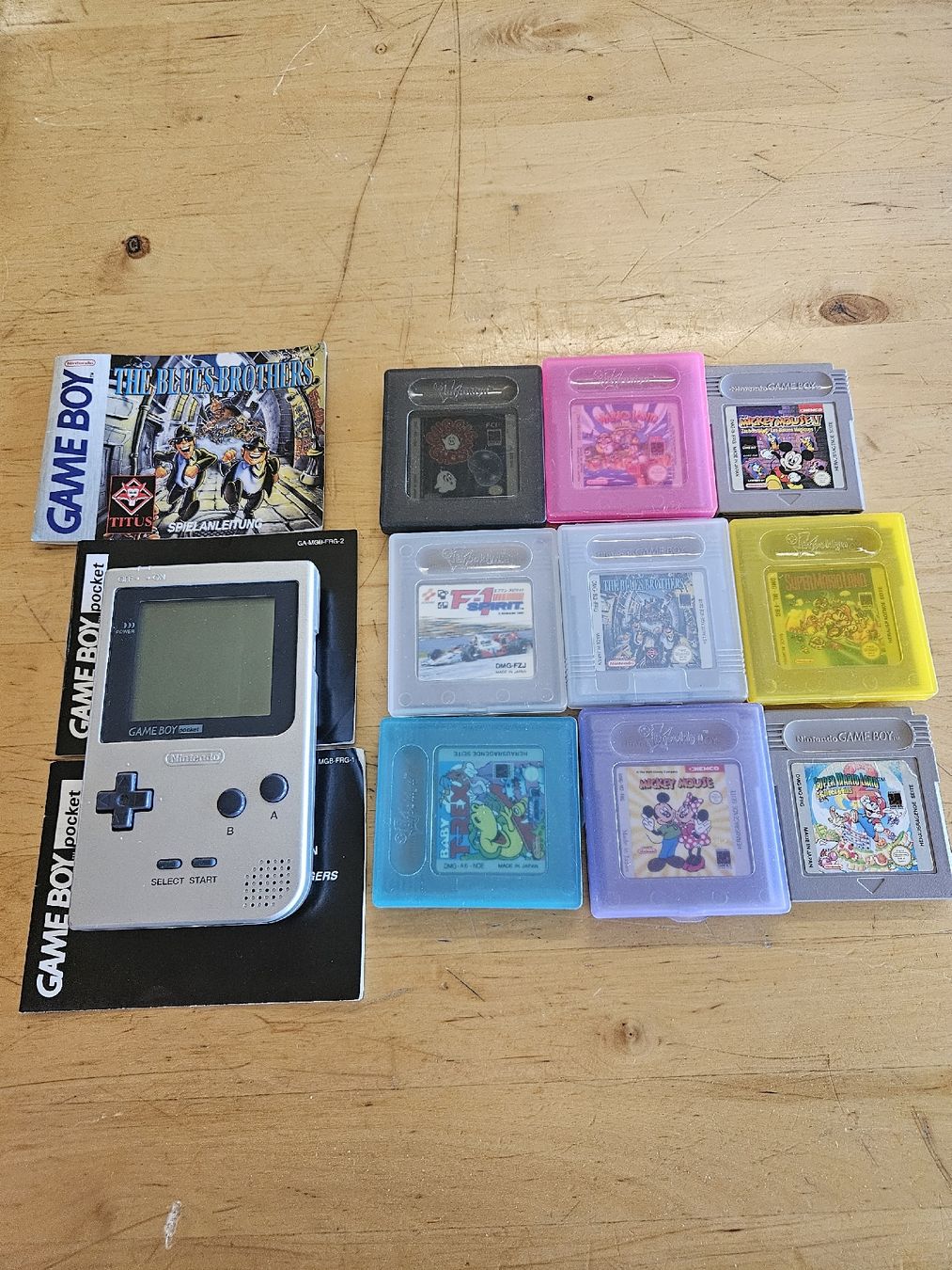 Nintendo Konsolen: Gameboy Pocket mit Spielen  – Gebraucht aus Pratteln von Cartonsducoeur_bl