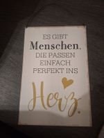 Blechschild Es gibt Menschen