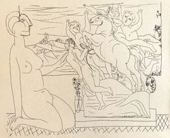 Pablo Picasso "Suite Vollard" Lithographie Blatt 66