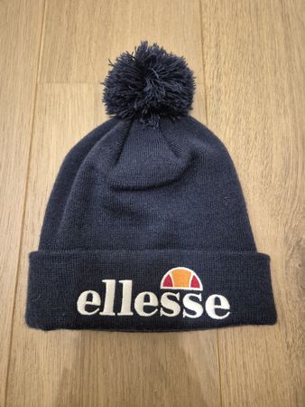Wintermütze ellesse, dunkelblau, Bommel