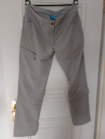 Sherpa Hose grau Wanderhose XL lange Hose 3/4 Trekkinghose!
