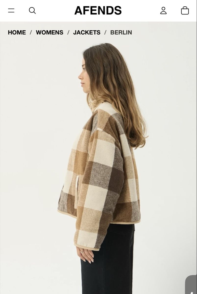 Vestes: Afends Berlin - Reversible Fleece Jacket Size M – Neuf (Voir description) à Zürich par sch_2jyl 5