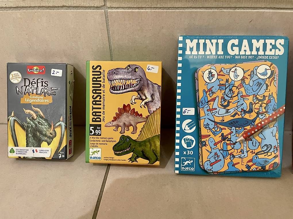 Giochi: Petits jeux de société pour enfants – Usato da Corcelles-pres-Concise venduto da Dilem 1