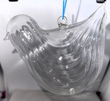 Glasvogel Weihnachtsbaumschmuck, Vintage, neu