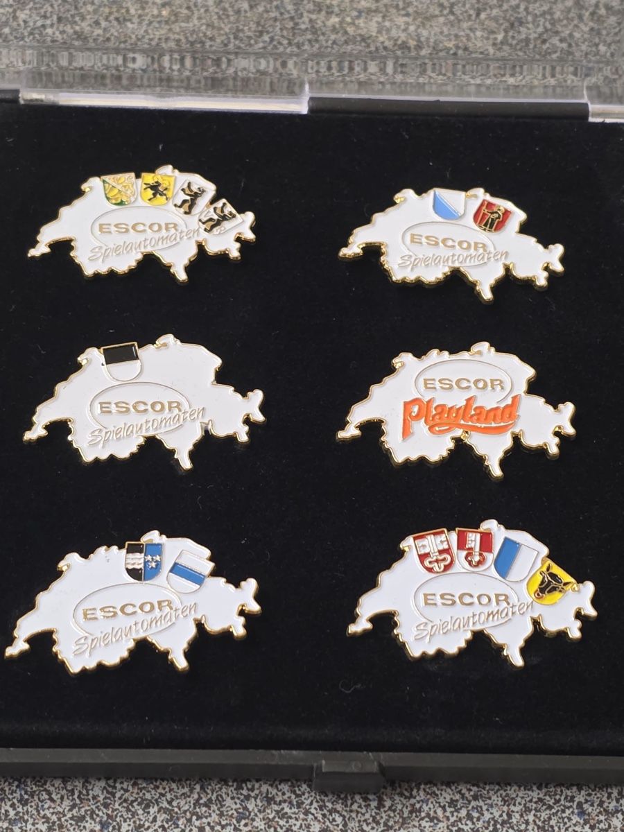 Placchette & Badge: PIN - Set „ESCOR“ – Usato da Wangen b. Olten venduto da Finolino28