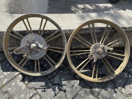 2x Töffli/Mofa Felgen 16“, Vintage zum Aufbereiten