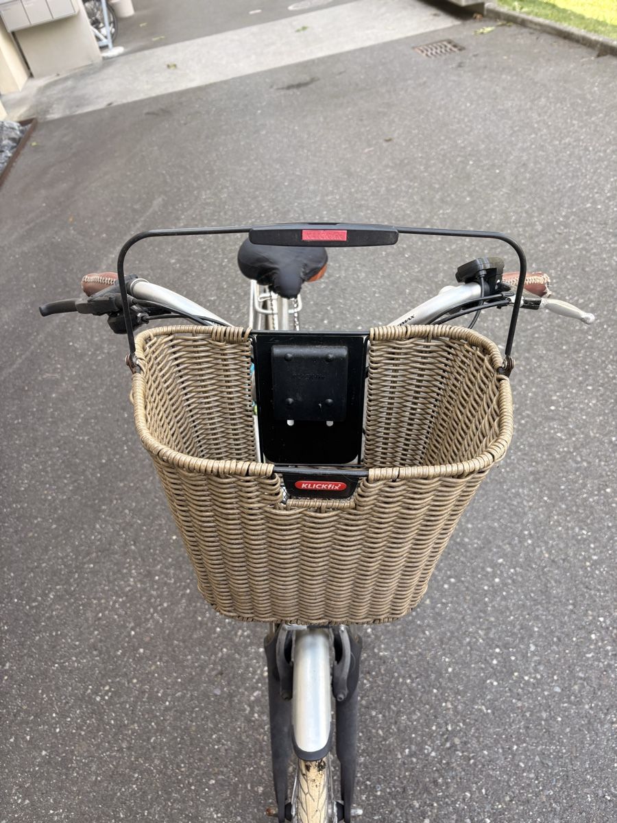 Sonstiges für Haushalt & Wohnen: Klickfix Fahrradkorb mit Halterung beige  – Gebraucht aus Luzern von ano_h2k2