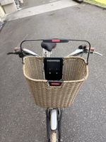 Klickfix Fahrradkorb mit Halterung beige 