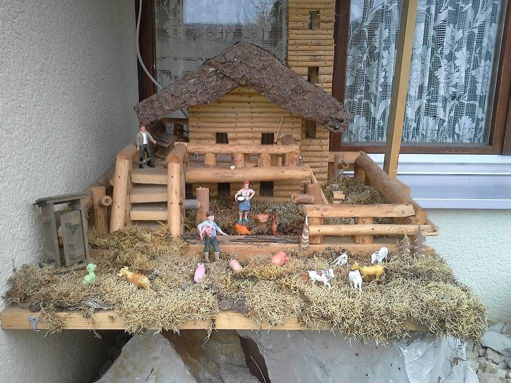 Giocattoli: Farmhaus mit Beleuchtung plus Figuren – Usato da Untersiggenthal venduto da Myrthamw