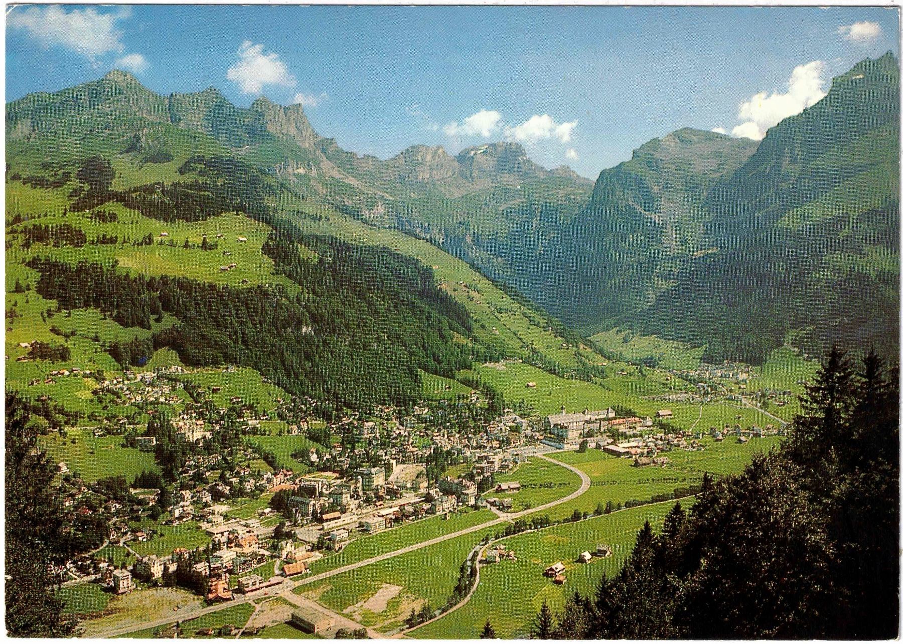 Ansichtskarten: ENGELBERG Zentralschweiz ca. 1970 – Gebraucht aus Oberdorf BL von Hopfehuepfer