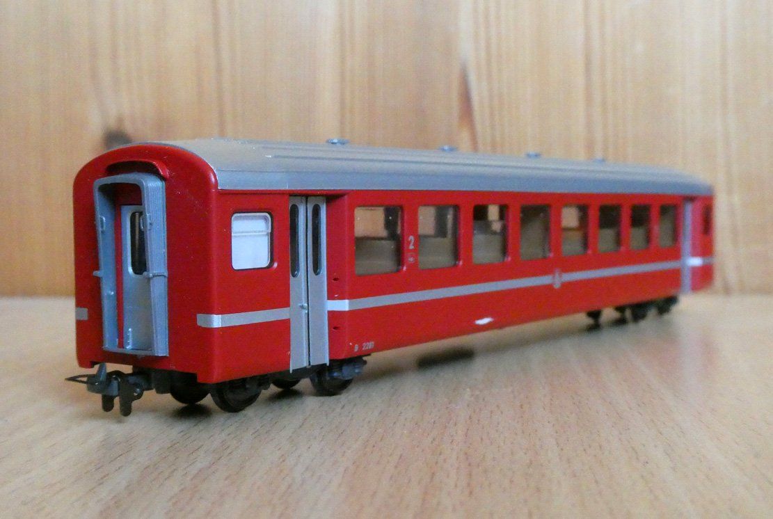Bemo Modellini di ferrovie: BVZ 2. Kl.wg Bemo H0m Artnr 3271 501 – Usato da Dietlikon venduto da Gruma 2
