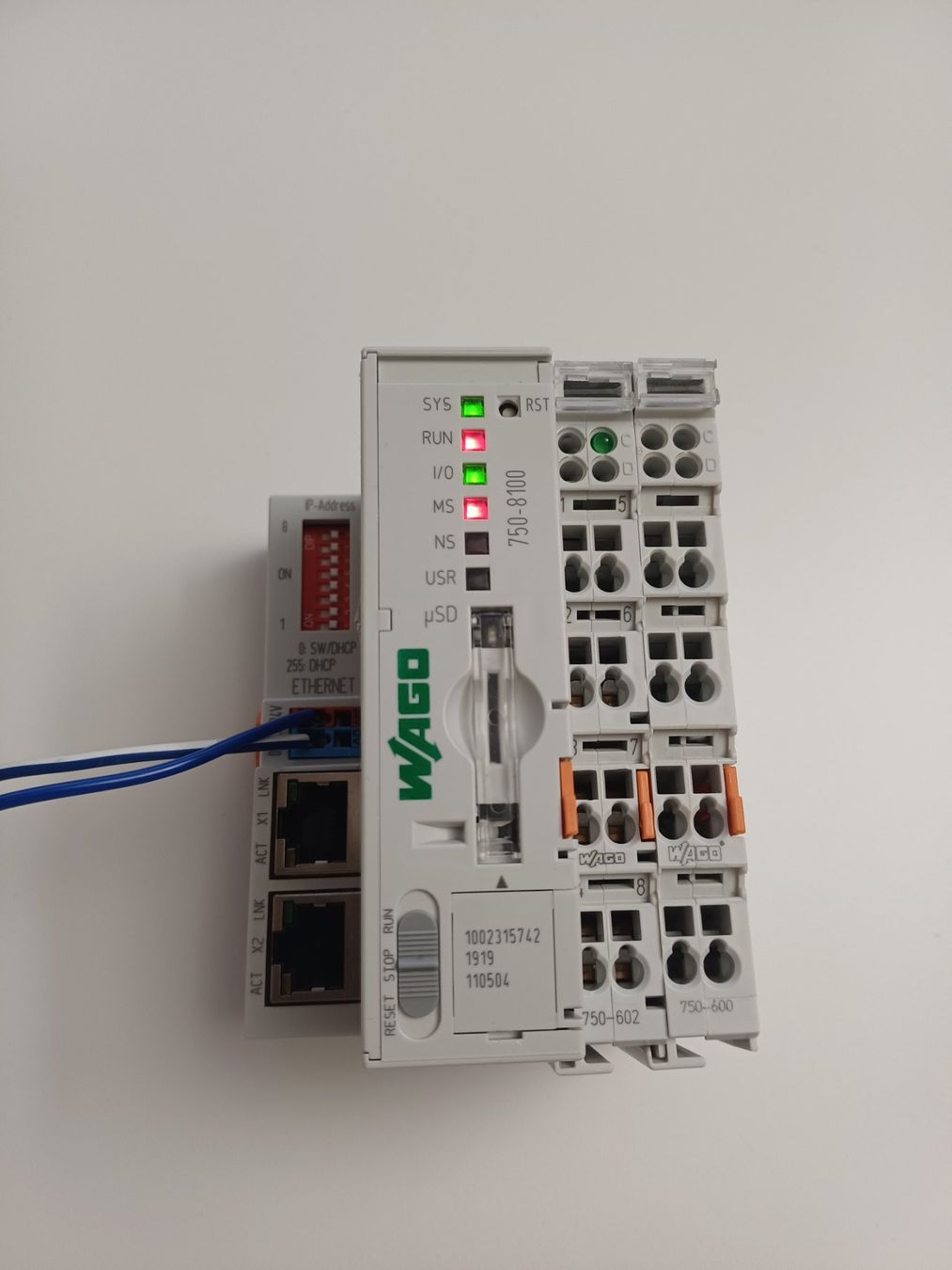 Wago Elektronikbauteile: WAGO 750-8100 – Gebraucht aus Monthey von xavier1197 1