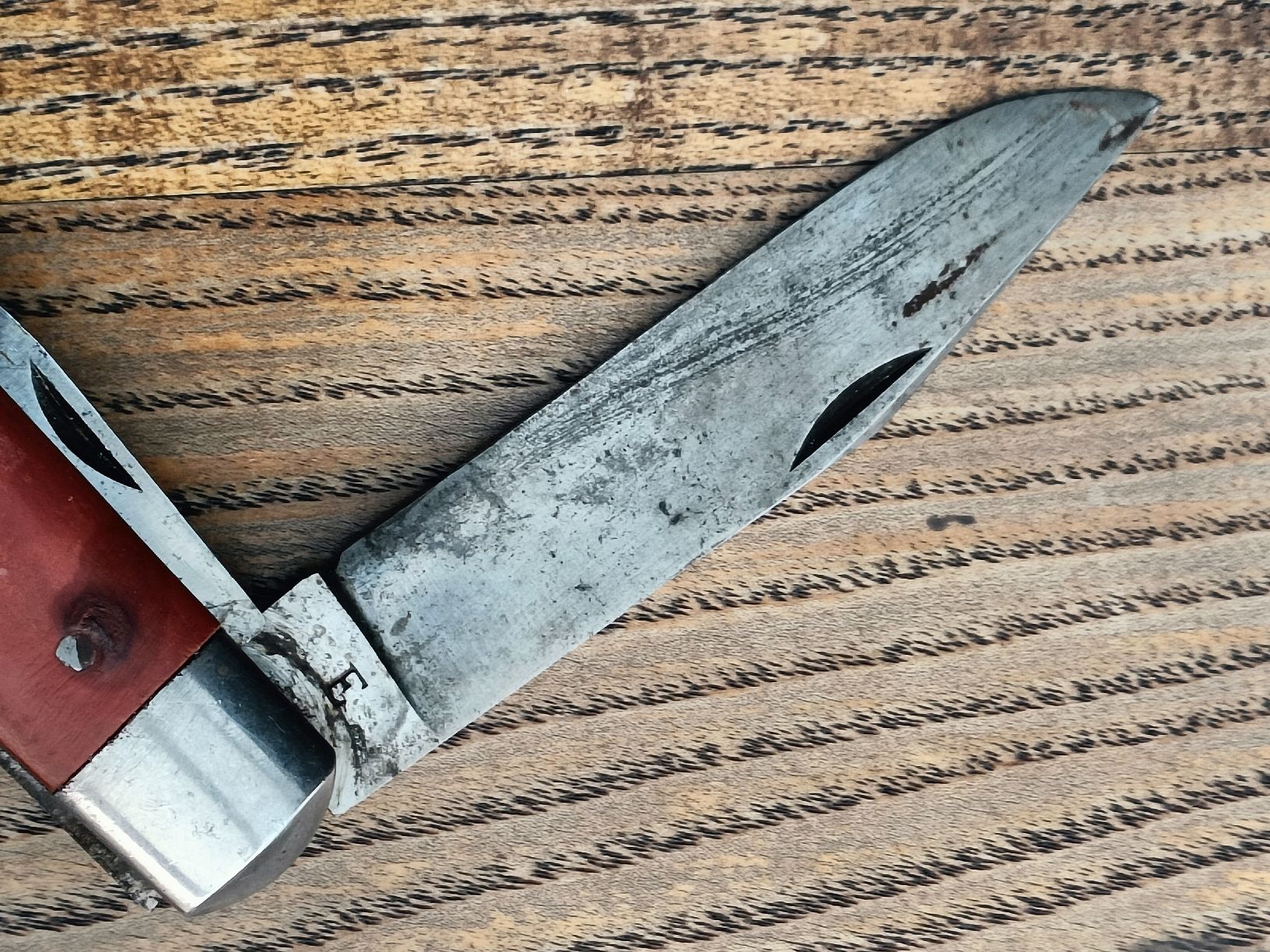 Schweizer Armee Taschenmesser: Militär Sackmesser Modell 1908 / E – Gebraucht aus Brugg AG von Ente015 1