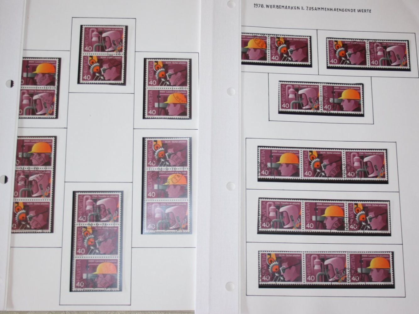 Tous les timbres: CH-Briefmarkensammlung ab Strubel – D'occasion à Seltisberg par Aurora066 4