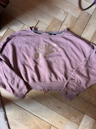 Nike Air Cropped Sweatshirt Damen Gr. M – Rosa