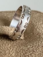 Bague en argent 925 vintage avec motifs originaux!