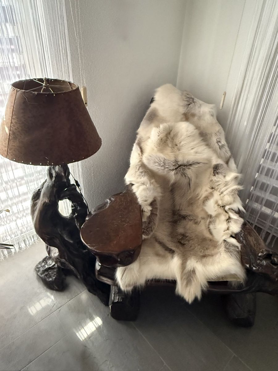 Poltrone: Redwood-Sessel mit Lampe  – Usato da Brittnau venduto da Sissi_0815