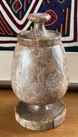 Dekorative Speckstein Dose mit Deckel