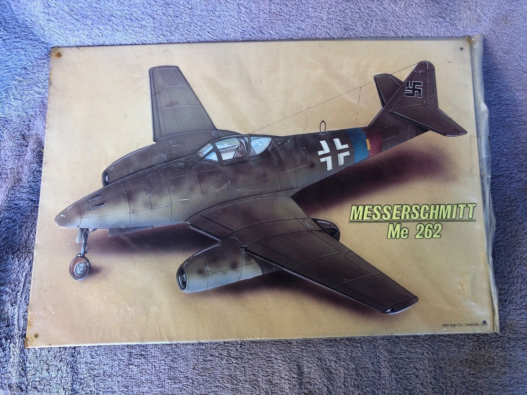 Schilder: Messerschmitt me262 luftwaffe flugzeug – Neu (gemäss Beschreibung) aus Reinach AG von rares75