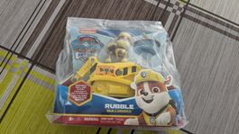 OVP Paw Patrol Rubble - Baustellen Fahrzeug mit Rubble Figur