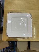 Neue Via Geschirr kaffee quadratisch weiss
